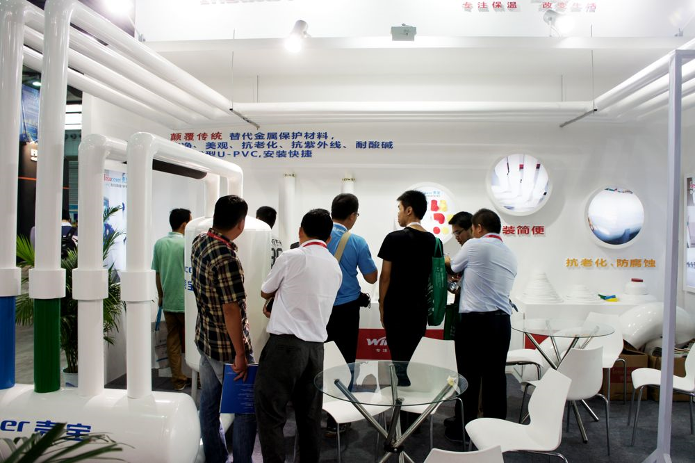 贏勝殼寶U-PVC外護(hù)亮相第六屆中國（上海）國際化工技術(shù)裝備博覽會